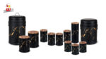 سرویس 12 پارچه درب چوبی طرح دار