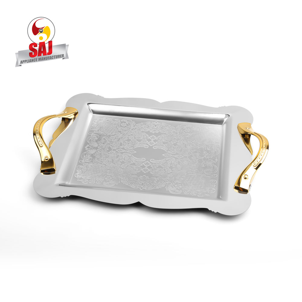 سینی استیل دالبری کوچک طلایی کد: 3268G سینی استیل دالبری کوچک طلایی کد: 3268G