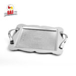 سینی استیل دالبری کوچک کرم کد: 3268c
