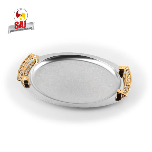 سینی بیضی طلائی اسپرت1554G